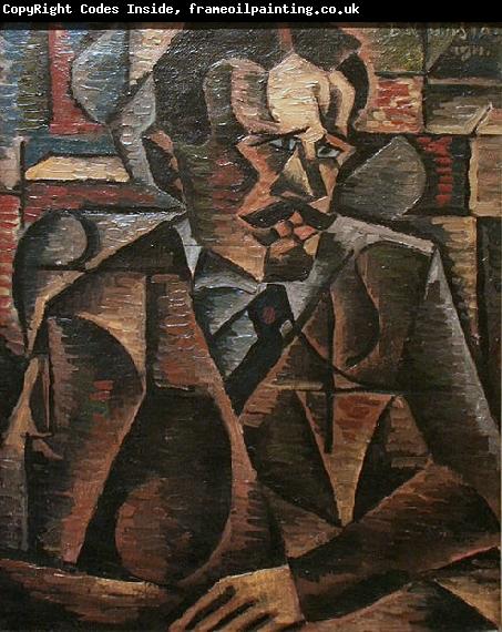 Bohumil Kubista Portrait of a Man